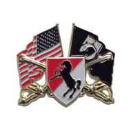 Blackhorse Flag Pin